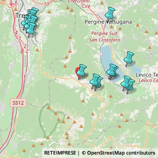 Mappa Via Trieste, 38049 Vigolo Vattaro TN, Italia (5.54353)