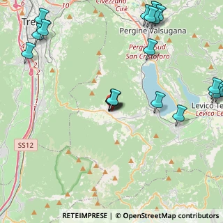 Mappa Via S. Giorgio, 38049 Vigolo Vattaro TN, Italia (5.537)