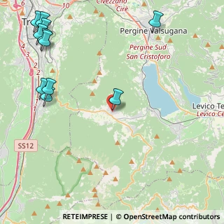 Mappa Via San Giorgio, 38049 Vigolo Vattaro TN, Italia (6.23)