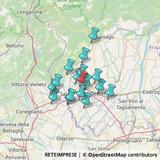 Mappa Via Francesco Baracca, 33074 Fontanafredda PN, Italia (9.24294)