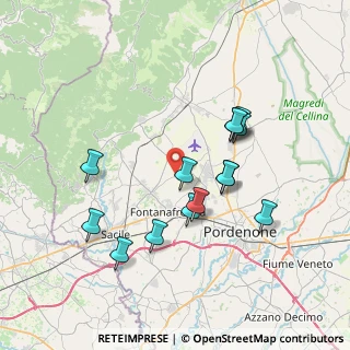 Mappa Via Francesco Baracca, 33074 Fontanafredda PN, Italia (6.82071)