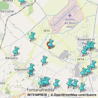 Mappa Via Francesco Baracca, 33074 Fontanafredda PN, Italia (3.222)