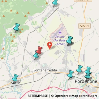 Mappa Via Francesco Baracca, 33074 Fontanafredda PN, Italia (5.73923)