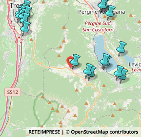 Mappa Via Roma, 38049 Altopiano della Vigolana TN, Italia (5.6625)