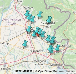 Mappa Via Guglielmo Marconi, 33042 Buttrio UD, Italia (11.263)