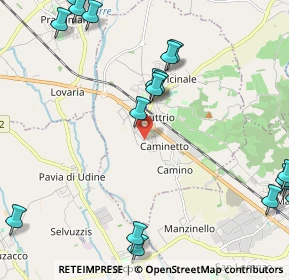 Mappa Via Guglielmo Marconi, 33042 Buttrio UD, Italia (2.97316)