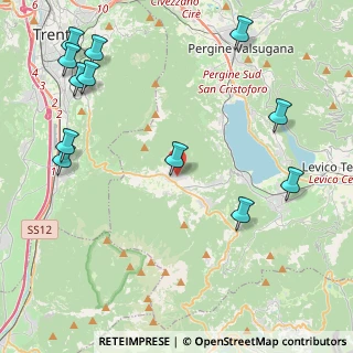 Mappa Via Trieste, 38049 Altopiano della Vigolana TN, Italia (5.525)