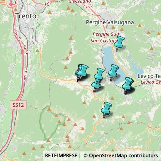 Mappa Via Trieste, 38049 Altopiano della Vigolana TN, Italia (2.9415)