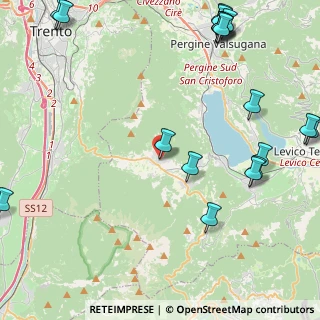 Mappa Via Trieste, 38049 Altopiano della Vigolana TN, Italia (6.338)