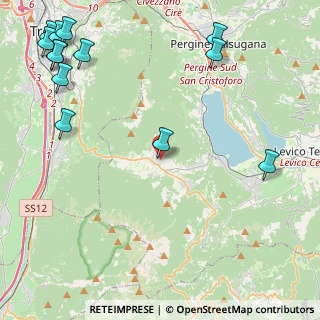 Mappa Via Trieste, 38049 Altopiano della Vigolana TN, Italia (6.39846)