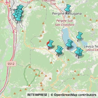Mappa Via Trieste, 38049 Altopiano della Vigolana TN, Italia (5.54059)