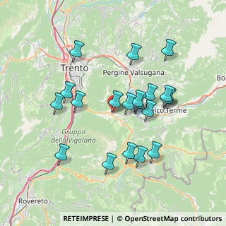 Mappa Via Trieste, 38049 Altopiano della Vigolana TN, Italia (6.993)