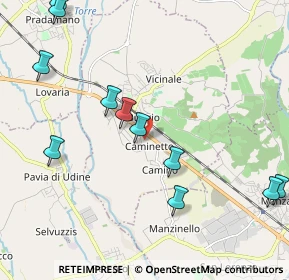 Mappa Via G. B. Beltrame, 33042 Buttrio UD, Italia (2.61333)