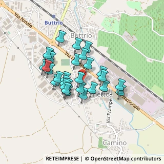 Mappa Via G. B. Beltrame, 33042 Buttrio UD, Italia (0.33448)