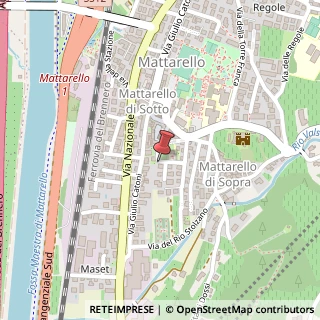 Mappa Via Don Dario Trentini, 18, 38121 Trento, Trento (Trentino-Alto Adige)