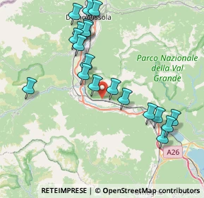 Mappa Via Cuzzi, 28803 Premosello-chiovenda VB, Italia (8.338)