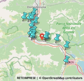 Mappa Via Cuzzi, 28803 Premosello-chiovenda VB, Italia (6.0875)