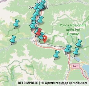 Mappa Via Cuzzi, 28803 Premosello-chiovenda VB, Italia (8.472)