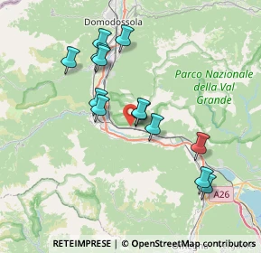 Mappa Via Cuzzi, 28803 Premosello-chiovenda VB, Italia (6.71923)