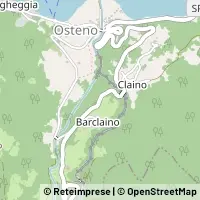 Map Claino con Osteno