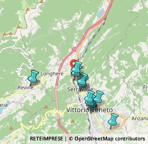 Mappa Via Pier Francesco Calvi, 31029 Vittorio Veneto TV, Italia (1.688)
