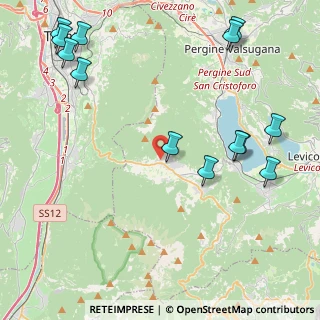 Mappa Via Fontanelle, 38049 Altopiano della Vigolana TN, Italia (5.55538)