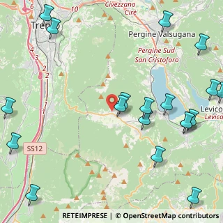 Mappa Via Fontanelle, 38049 Altopiano della Vigolana TN, Italia (6.225)