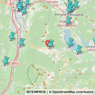 Mappa Via Fontanelle, 38049 Altopiano della Vigolana TN, Italia (7.04)