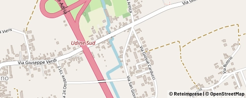 Mappa Pozzuolo del Friuli