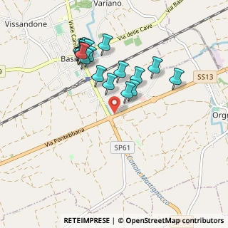 Mappa Statale Pontebbana, 33031 Basiliano UD, Italia (0.92)