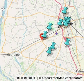 Mappa Via Europa Unita, 33031 Basiliano UD, Italia (7.64917)