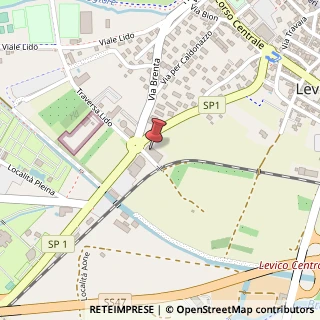 Mappa Via Claudia Augusta, 9, 38065 Levico Terme, Trento (Trentino-Alto Adige)
