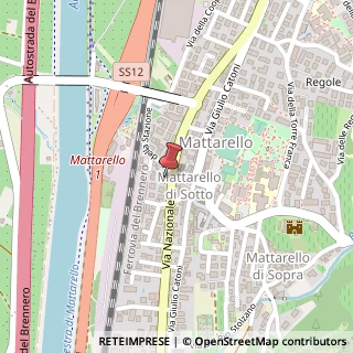 Mappa Via della Stazione, 7, 38123 Trento, Trento (Trentino-Alto Adige)