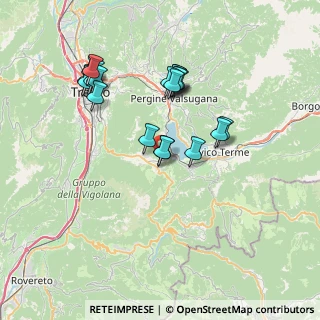 Mappa Via Trento, 38049 Bosentino TN, Italia (7.0675)