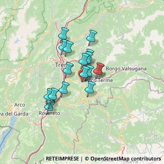 Mappa Via Trento, 38049 Bosentino TN, Italia (10.41667)