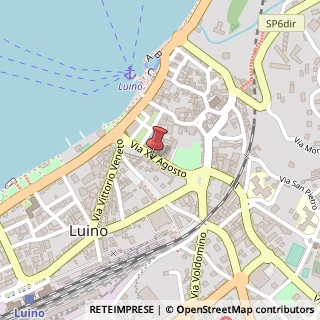 Mappa Via XV Agosto, 8, 21016 Luino, Varese (Lombardia)