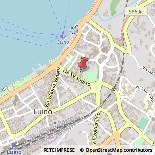 Mappa Via XV Agosto, 40, 21016 Luino, Varese (Lombardia)