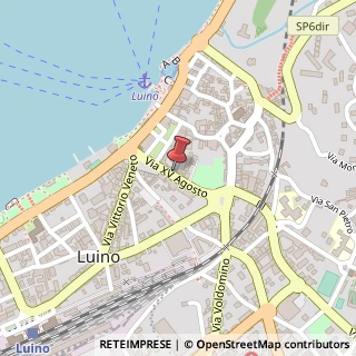 Mappa Via XV Agosto, 13, 21016 Luino, Varese (Lombardia)
