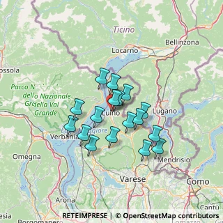 Mappa Via XV Agosto, 21016 Luino VA, Italia (10.23)