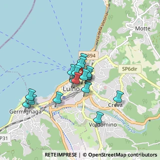 Mappa Via XV Agosto, 21016 Luino VA, Italia (0.6725)