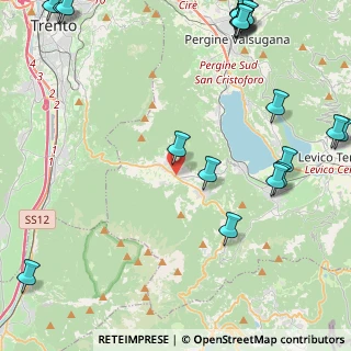 Mappa Via della Fricca, 38049 Vigolo Vattaro TN, Italia (6.527)