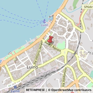 Mappa Via XV Agosto, 3, 21016 Luino, Varese (Lombardia)