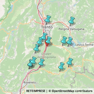 Mappa Via Giulio Catoni, 38100 Trento TN, Italia (7.25)
