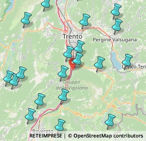 Mappa Via Giulio Catoni, 38100 Trento TN, Italia (10.162)