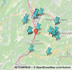 Mappa Via Giulio Catoni, 38100 Trento TN, Italia (6.802)