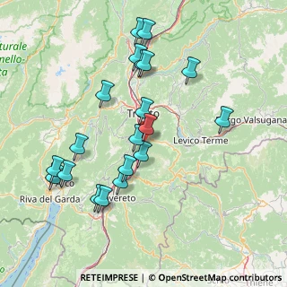Mappa Via Giulio Catoni, 38100 Trento TN, Italia (15.443)