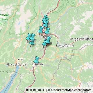 Mappa Via Giulio Catoni, 38100 Trento TN, Italia (10.21615)