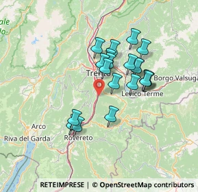 Mappa Via Giulio Catoni, 38100 Trento TN, Italia (11.337)