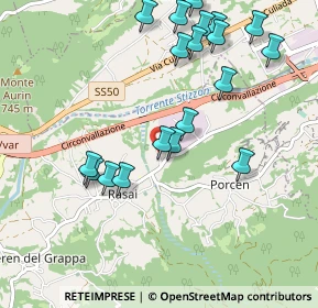 Mappa Via Vittime delle Foibe, 32030 Seren del Grappa BL, Italia (1.1055)
