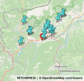 Mappa Via Vittime delle Foibe, 32030 Seren del Grappa BL, Italia (5.89538)